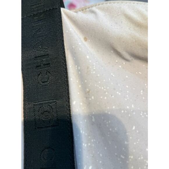 RARE Authentic CHANEL Sports Line High Summer Nylon Leather CC Tote Bag - Picture 7 of 16